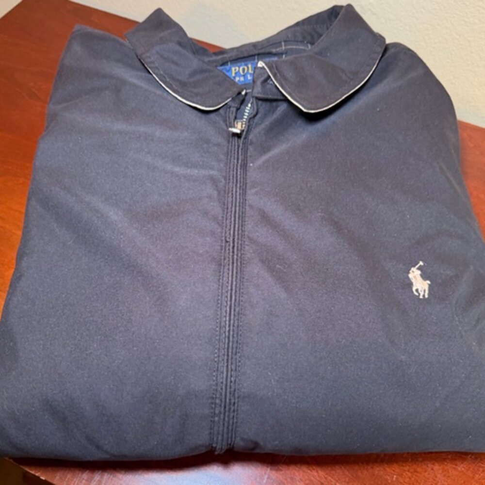 Polo Ralph Lauren Harrington Jacket Navy Pony Logo 3XLT Tall Mens